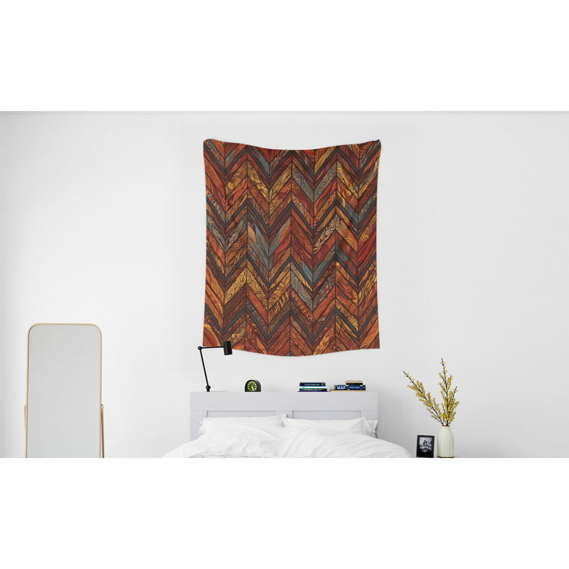 Tapisserie murale, H 60 po x l 51 po x P 0,5 po