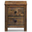 Table de chevet 2 tiroirs Humes