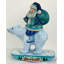 Masterpiece Wood Carved Polar Bear Santa Figurine