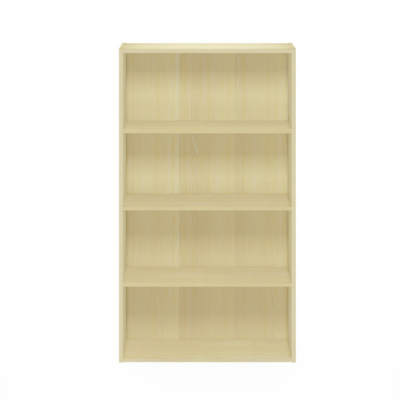 Bibliothèque standard Breylynn, Hêtre étuvé, (4 tablettes) H 41,7 po x l 23,6 po x P 9,4 po
