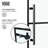Elan 68-72" W x 74" H Sliding Frameless Shower Door with 3/8" Clear Glass