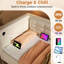 Lit de jour simple rembourré en velours beige avec rangement hydraulique, et charge de type C, lattes en bois et dossier pour une chambre à coucher remplie de confort-205253340