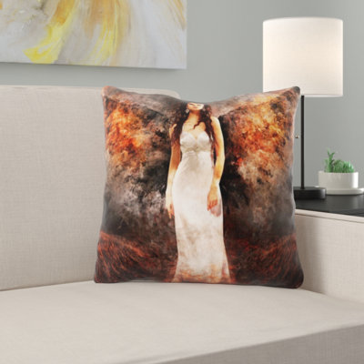 Microsuede Throw Pillow