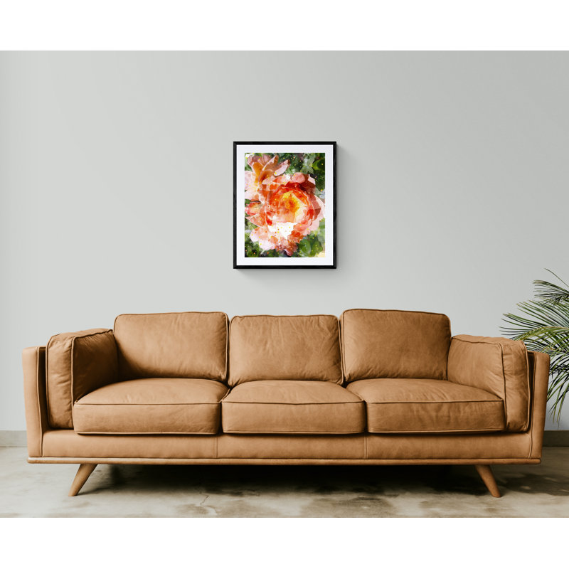 Floral 0439 Print by Chamira Young, Black Framed Paper, 31.25" H x 25.25" W