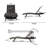 Lisbeth Outdoor Chaise Lounge with Table-269379396