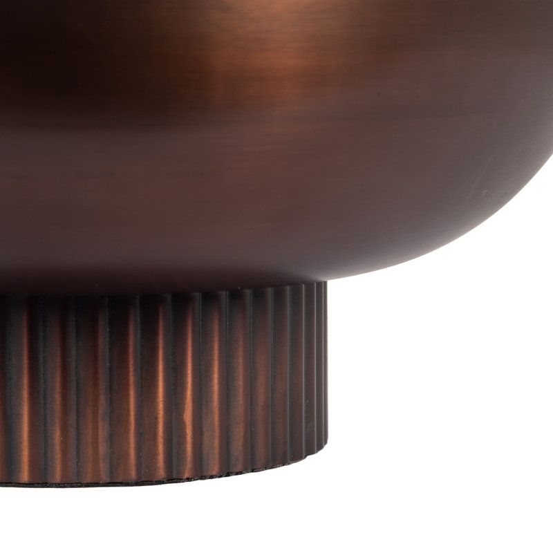 Bol rond en métal Sealy, Bronze