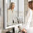 Metal Flat Wall Mirror with Shelves-244957141-243380943