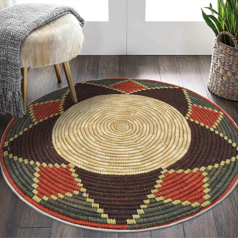 Round Noemi Area Rug, Round 110cm
