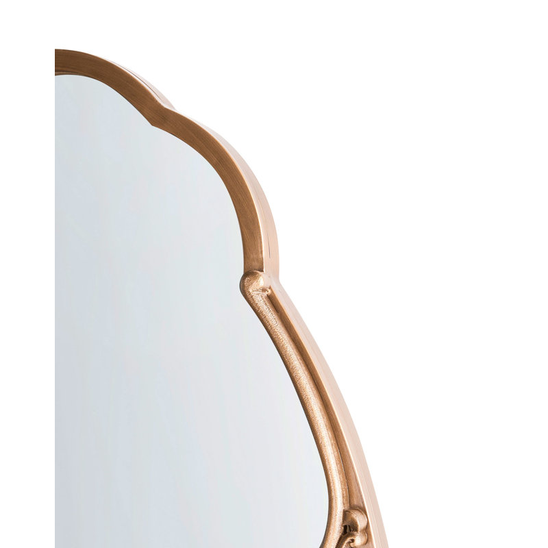 Iron Oval Mirror