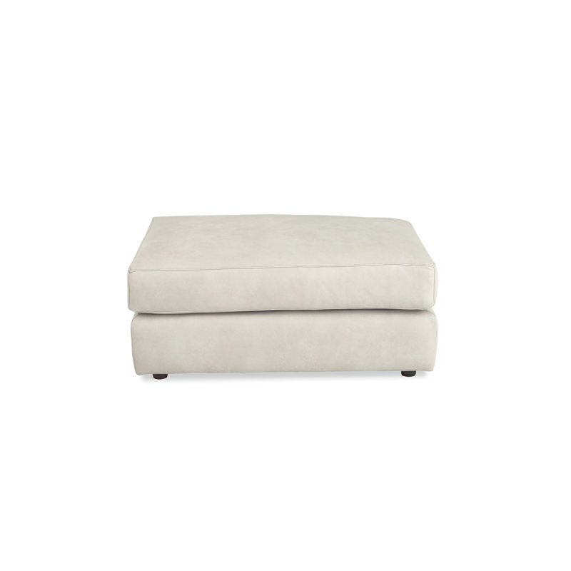 Square Ottoman, Cream