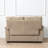 Sofa Set Including Two Loveseats, Chenille Fabric, Suitable for Living Rooms-113880698