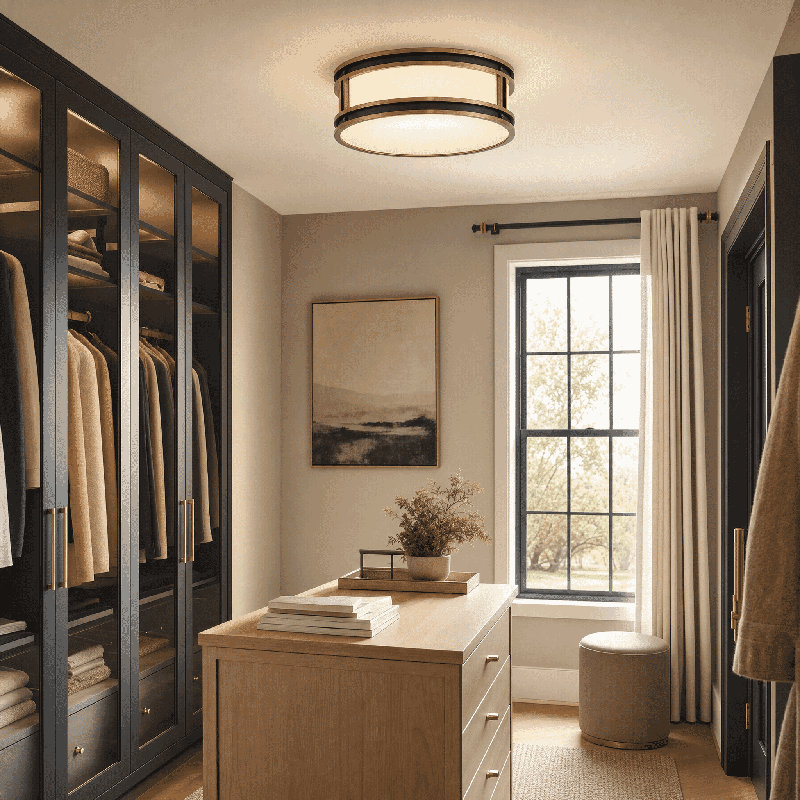 Glass Flush Mount