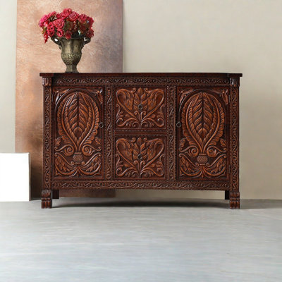 Wabi-sabi style sideboard cabinet