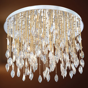 Vega Crystal Flush Mount