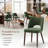  Modern Velvet Upholstered Dining Chair Side Chair with Wooden Legs-233511918
