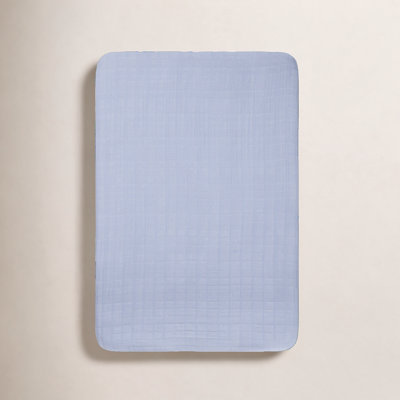 Dewdrop Muslin Mini Crib Sheet