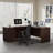 66" L-Shaped Executive Desk With Lockable File Cabinet-754092673