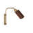 Drake 1 - Light Dimmable Brass Armed Sconce