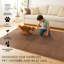 Tapis uni espresso uni tissé à plat-1963121200