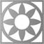 Médaillon de plafond architectural en PVC de 34 po x L 11 3/4 po x P 1 po Blume-40714640-40714644