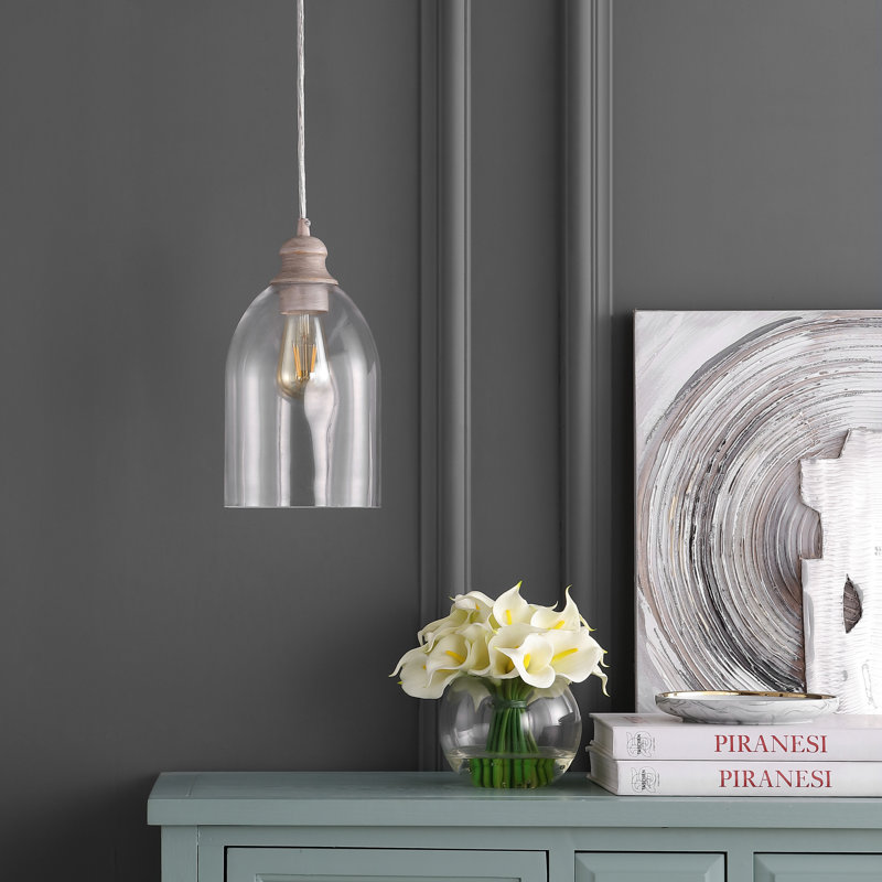 Jarod 1 - Light Gray Single Pendant