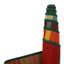 Tapis intérieur / extérieur à rayures Meliton - rouge / vert / bleu / orange-912691387