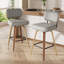 Tabouret pivotant rembourré à hauteur de bar-1822173831