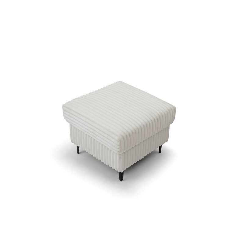 Repose-pieds Houston 3FDAC4E4AA9549ED9906AC87A6C8B8F6, blanc, White