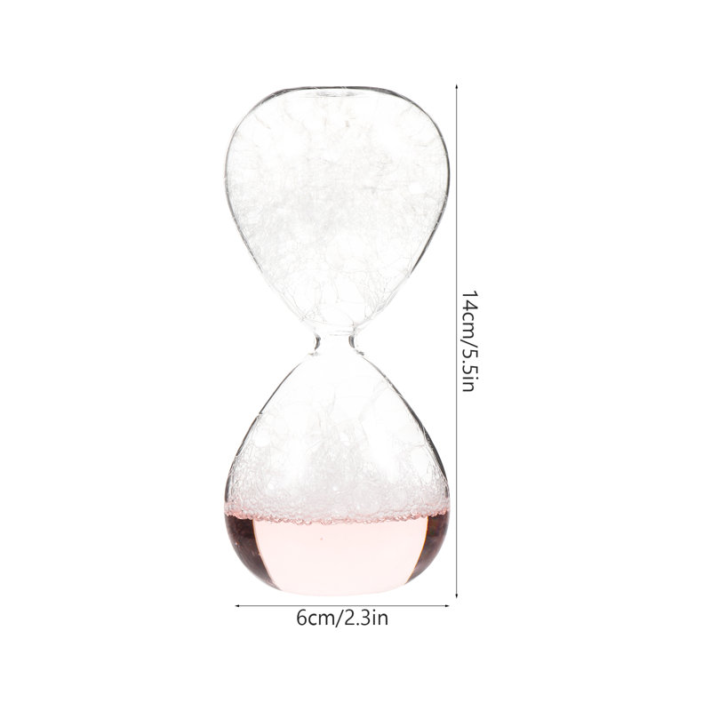 Decorative Hourglass Glass Sand Clock Timer Adornment Home Timing Tool