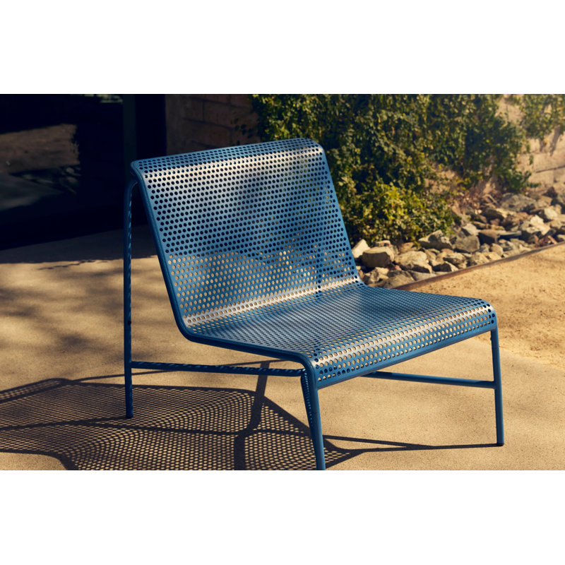 Perf Outdoor Lounge Chair, Rust