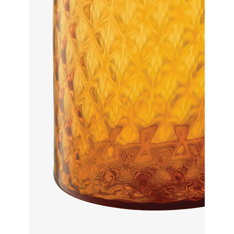 Dapple Hurricane Candle Holder, Sun Amber
