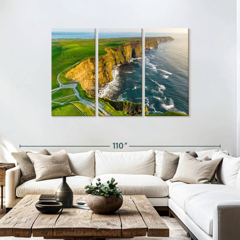 Gillard Moher Ireland Cliffs, 48" H x 74" W