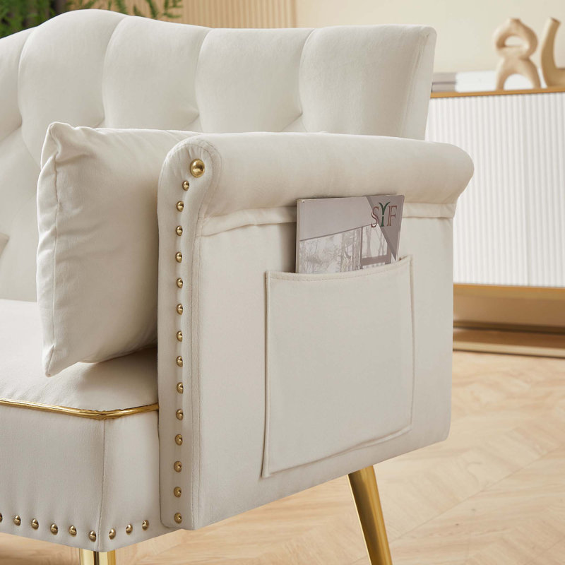 2-Seat Sofa, Cream White