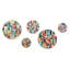 Concannon - Ensemble abstrait d'art mural abstrait rond de 5