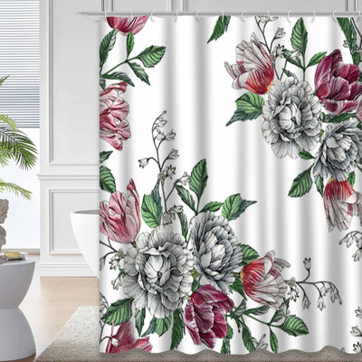 Rideau de douche Floral