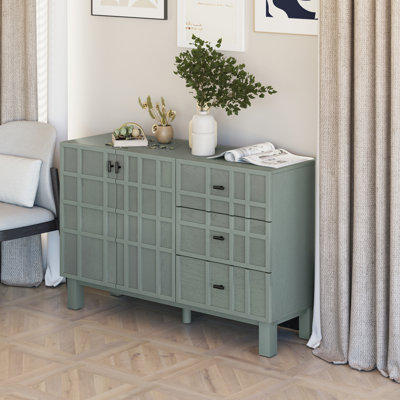 Domhnall Modern Sideboard Buffet Cabinet With 2 Doors & 3 Drawers by Ebern Designs
