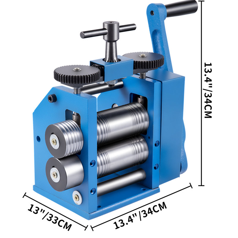 Moulin à bijoux 3 po / 76 mm Rolling Mills Rolling Mills Machine Gear Ratio 1: 2.5