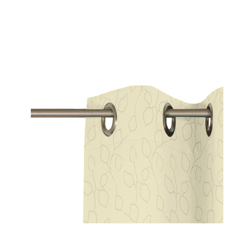 Valeriani Room Darkening Curtain Panel Panel, 145cm H x 132cm W, Natural Brown