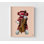 Adorable affiche de singe mignon, imprimé animal chaussette encadrée, impression d'affiche violoncelle, impression d'art affiche musicale, impression d'animal drôle, art mural encadré