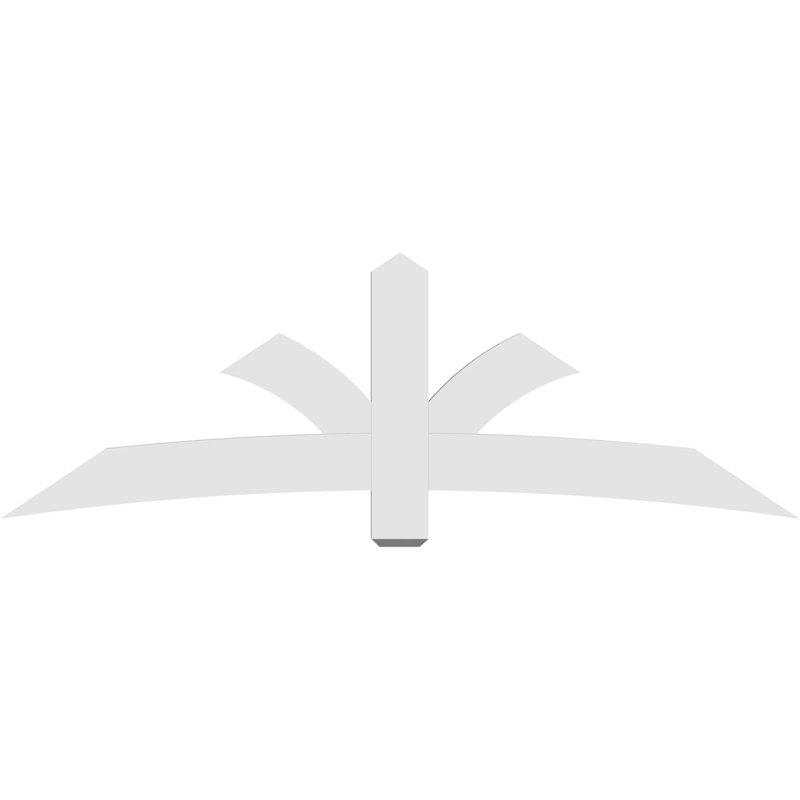 Support pour pignon Davenport, H 28 po x l 84 po (pas: 8/12), P 2 po x F 6 po, PVC