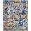 Wool Abstract Area Rug in Blue
