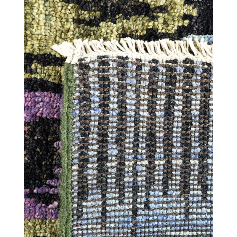 Contemporary One-of-a-Kind 7' 10" X 14' 5" Hand Knotted Area Rug