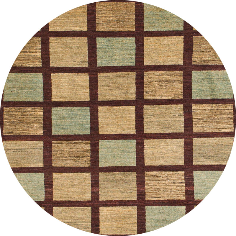 Tapis abstrait moderne 1444, Rond 4 pi