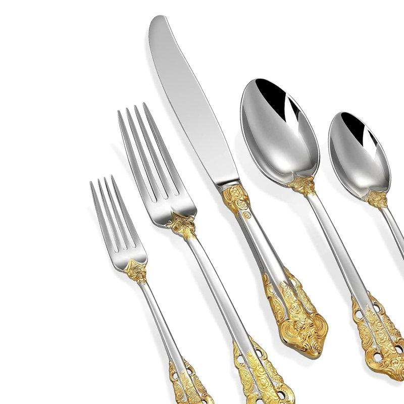 House of Hampton® House Of Hampton® Jentzen Stainless Steel Flatware Set - Service for 4