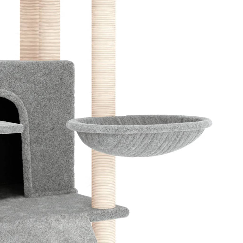 Massey 154cm H Cat Tree, Light Grey