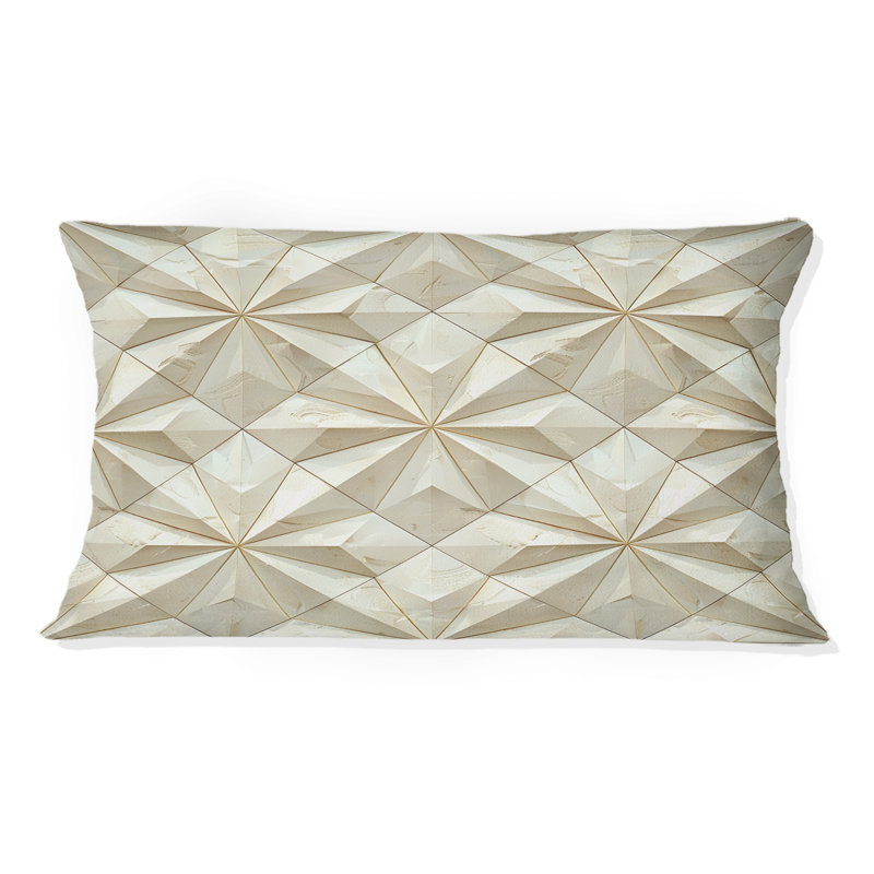 Coussin lombaire beige moderne Modern Star II