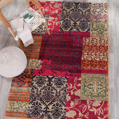 Joaquin Patchwork Hand Woven Area Rug