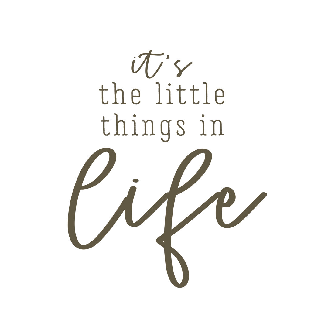 Little Things - Wrapped Canvas Print