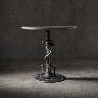 Juyoung Iron Top End Table