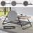 Oak And Sandy Grey 1-Shelf Coffee Table